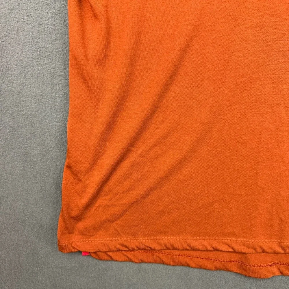 The North Face Polo Shirt Mens XL Burnt Orange Short Sleeve VaporWick Breathable
